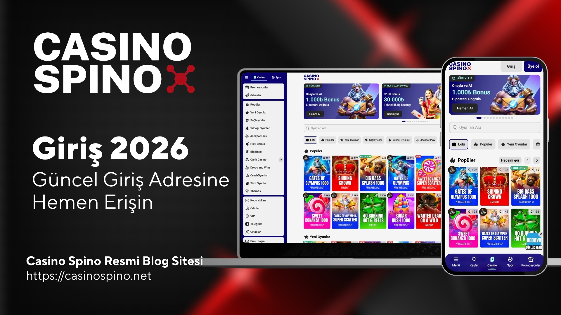 Casino Spino Giriş 2026 Güncel Giriş Adresine Hemen Erişin
